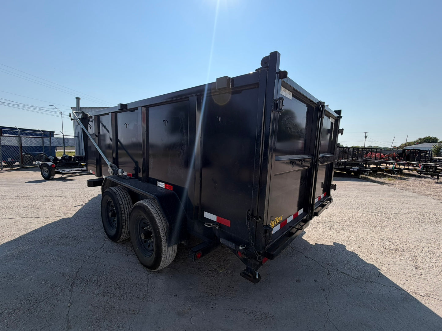 82 x 14 Big Tex Dump Bumper Pull USED