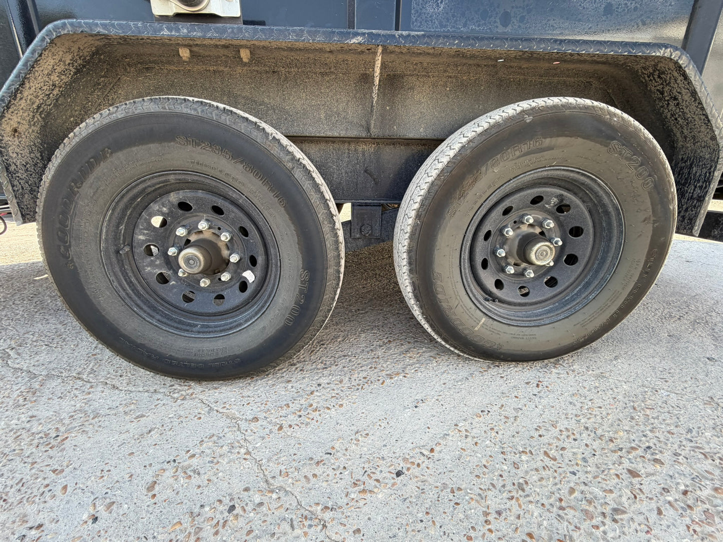 82 x 14 Big Tex Dump Bumper Pull USED