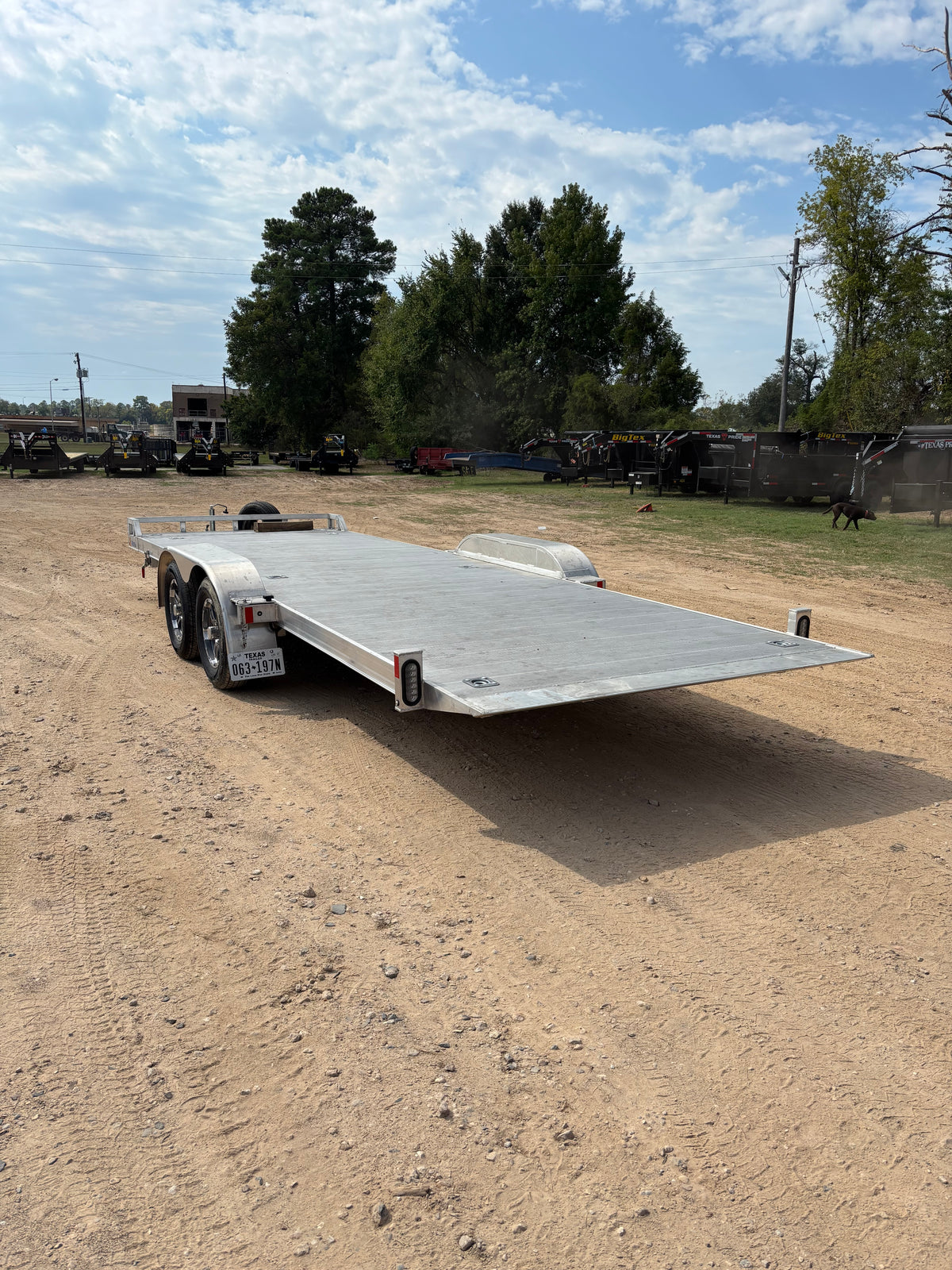 80 x 22' Mission Tilt Car Hauler #00837 - Used