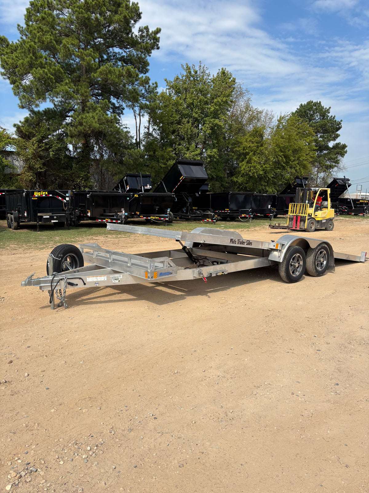 80 x 22' Mission Tilt Car Hauler #00837 - Used