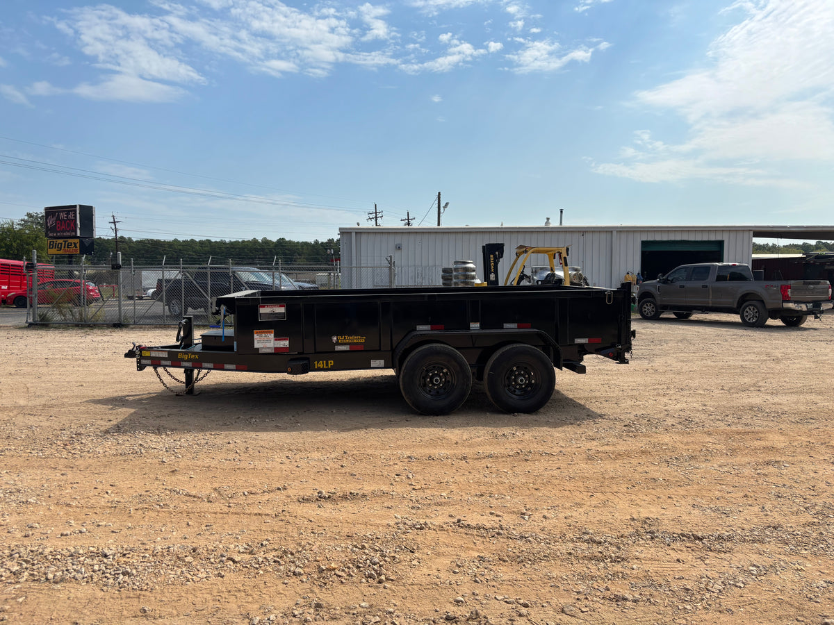 7 x 14' Dump Trailer Big Tex #14LP-14C2A-BK