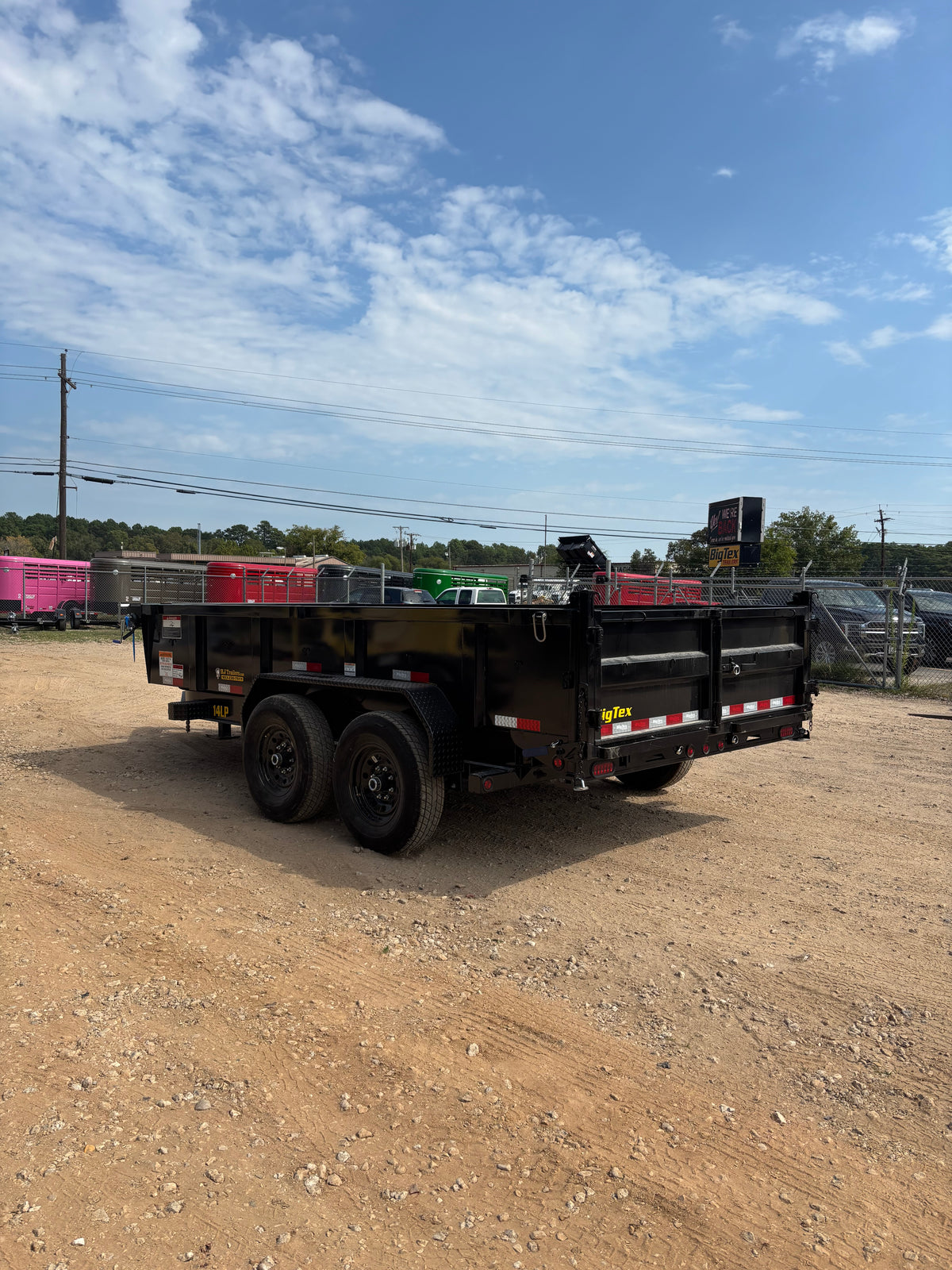 7 x 14' Dump Trailer Big Tex #14LP-14C2A-BK
