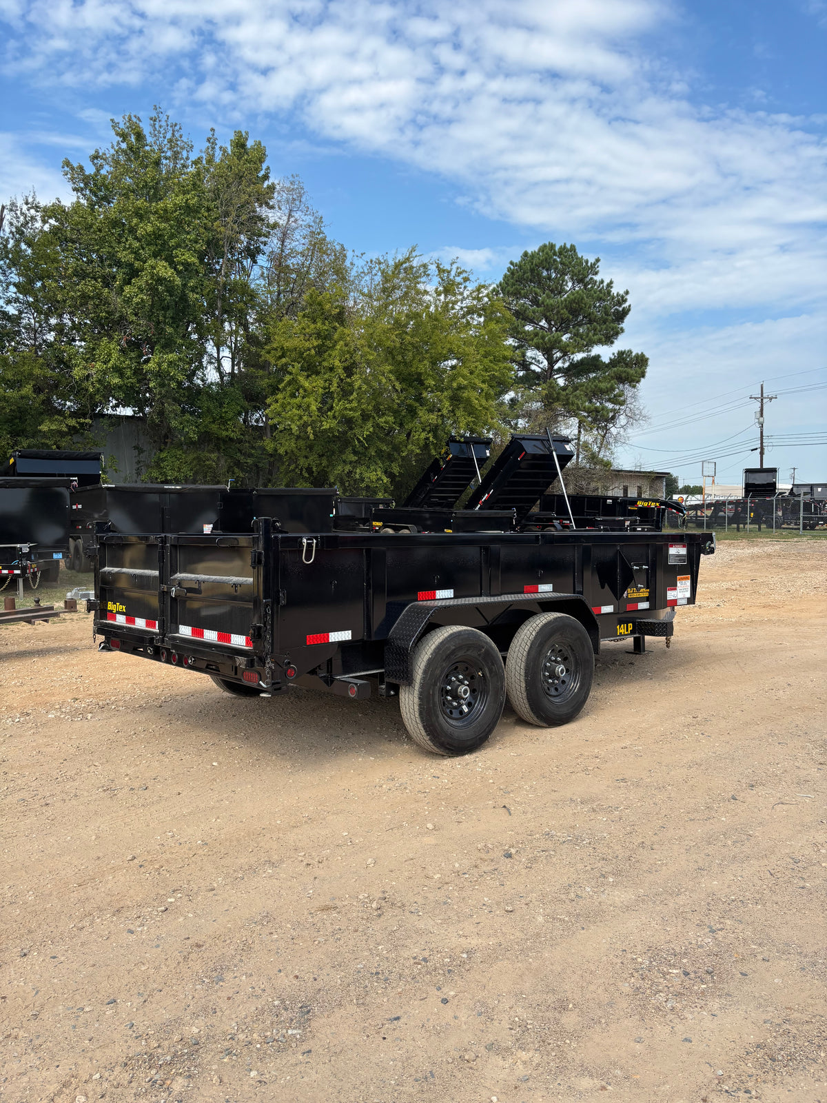 7 x 14' Dump Trailer Big Tex #14LP-14C2A-BK