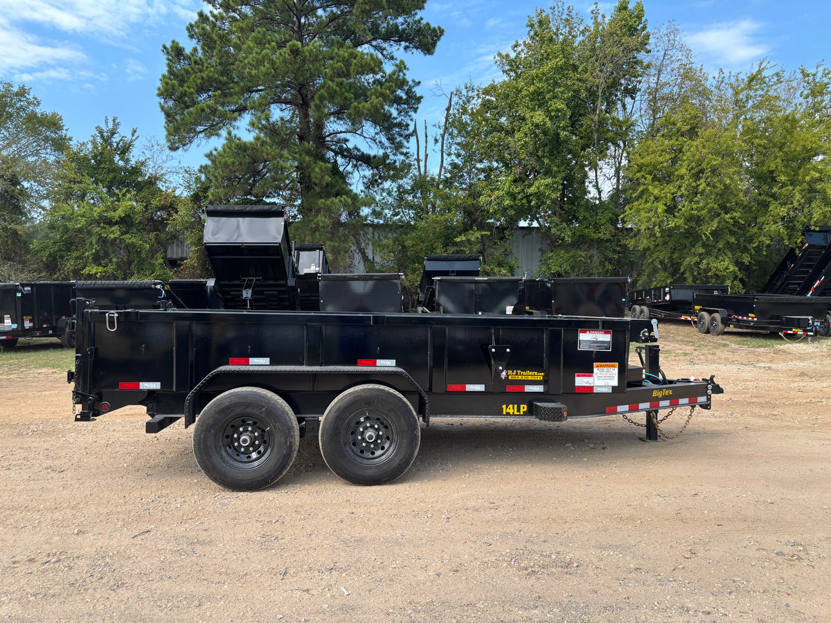 7 x 14' Dump Trailer Big Tex #14LP-14C2A-BK