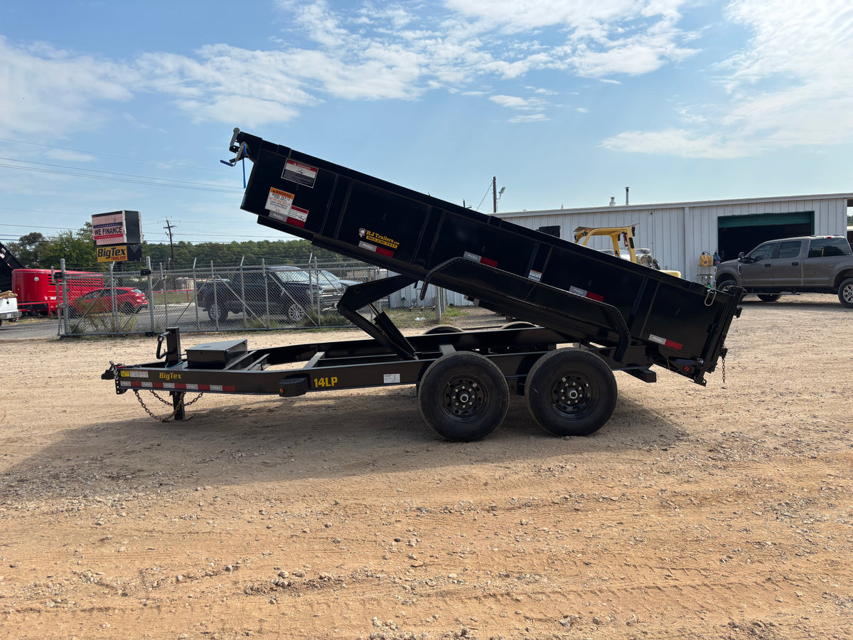 7 x 14' Dump Trailer Big Tex #14LP-14C2A-BK