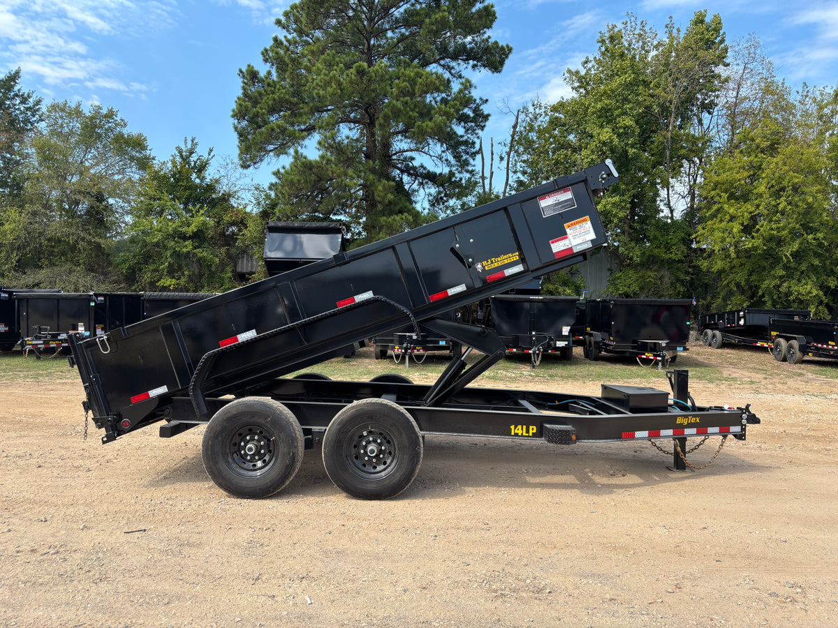 7 x 14' Dump Trailer Big Tex #14LP-14C2A-BK