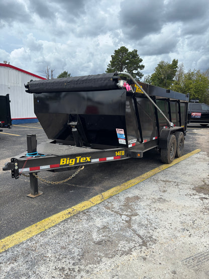 7 X 16' BP Dump Trailer Big Tex #14TD-16C4A-XBK