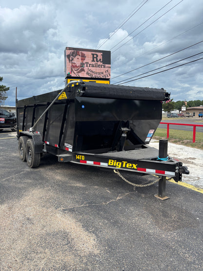 7 X 16' BP Dump Trailer Big Tex #14TD-16C4A-XBK