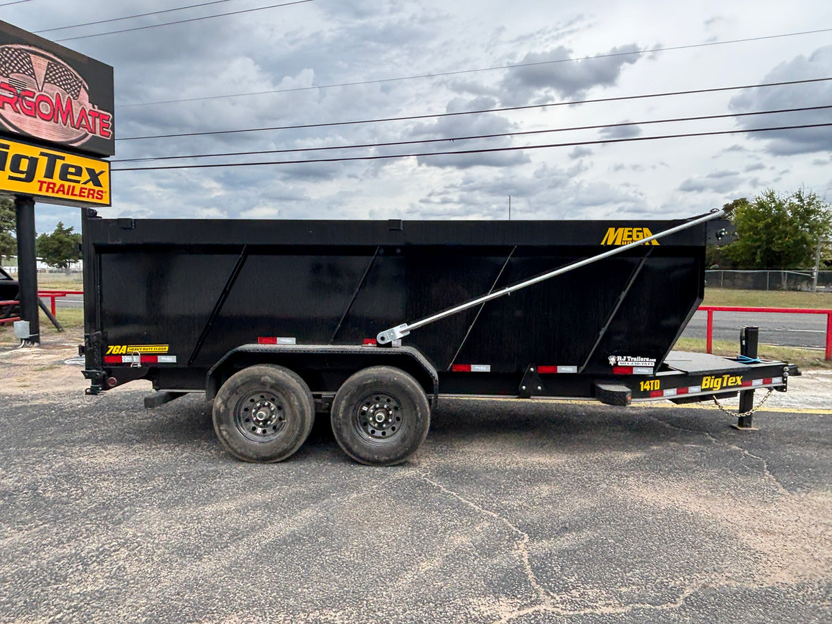 7 X 16' BP Dump Trailer Big Tex #14TD-16C4A-XBK