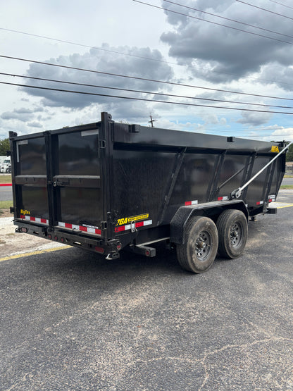 7 X 16' BP Dump Trailer Big Tex #14TD-16C4A-XBK
