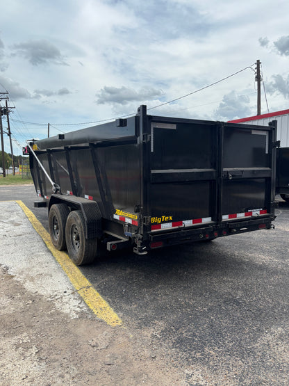 7 X 16' BP Dump Trailer Big Tex #14TD-16C4A-XBK