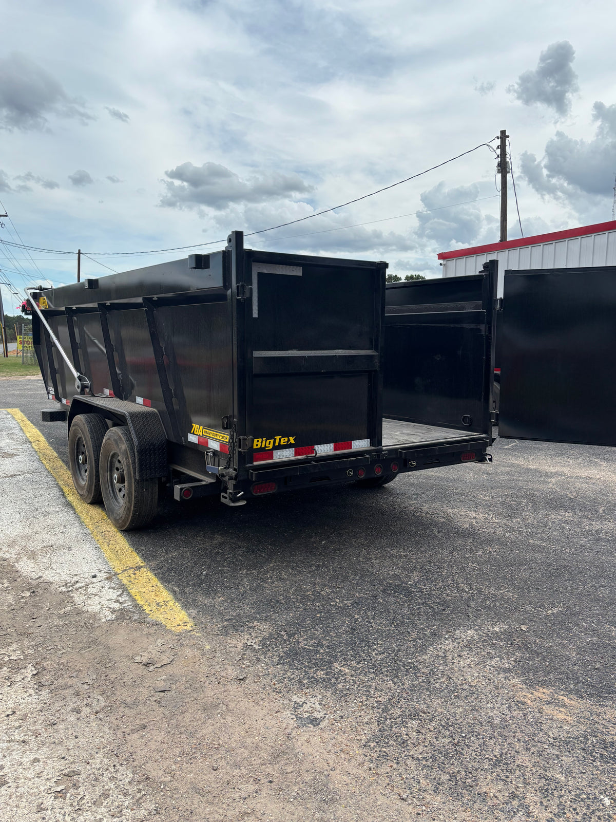 7 X 16' BP Dump Trailer Big Tex #14TD-16C4A-XBK