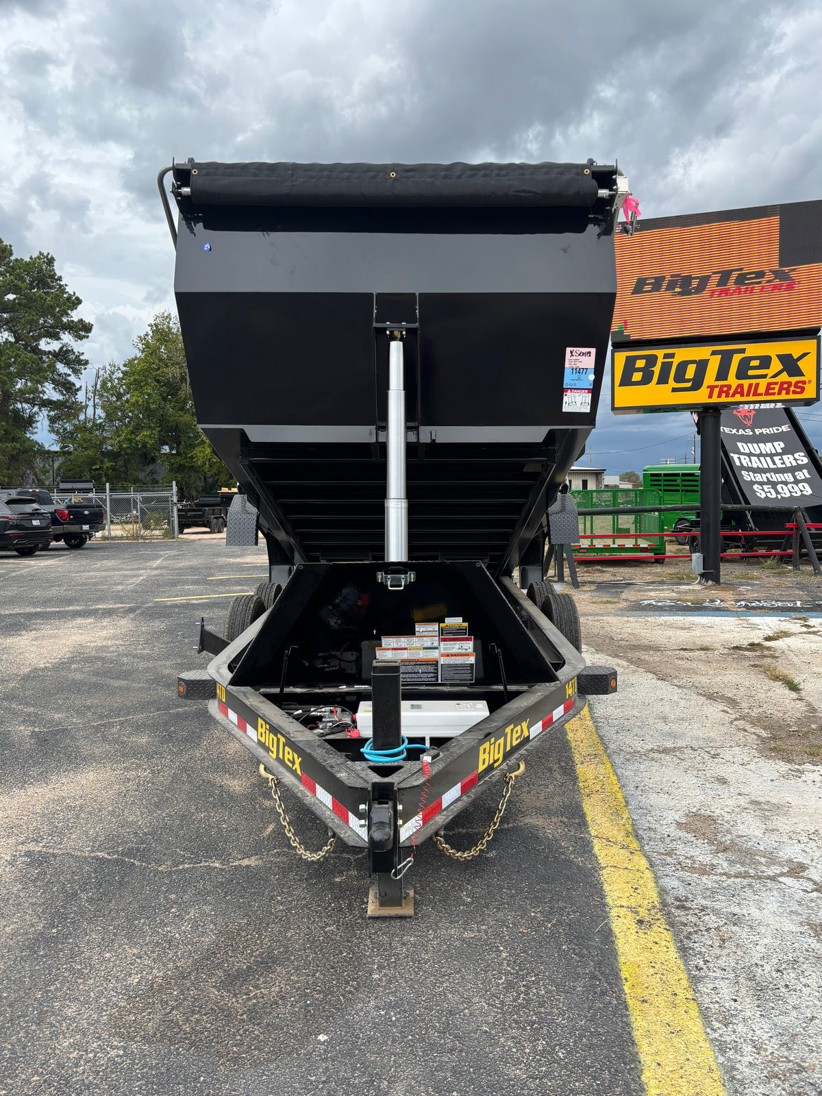 7 X 16' BP Dump Trailer Big Tex #14TD-16C4A-XBK