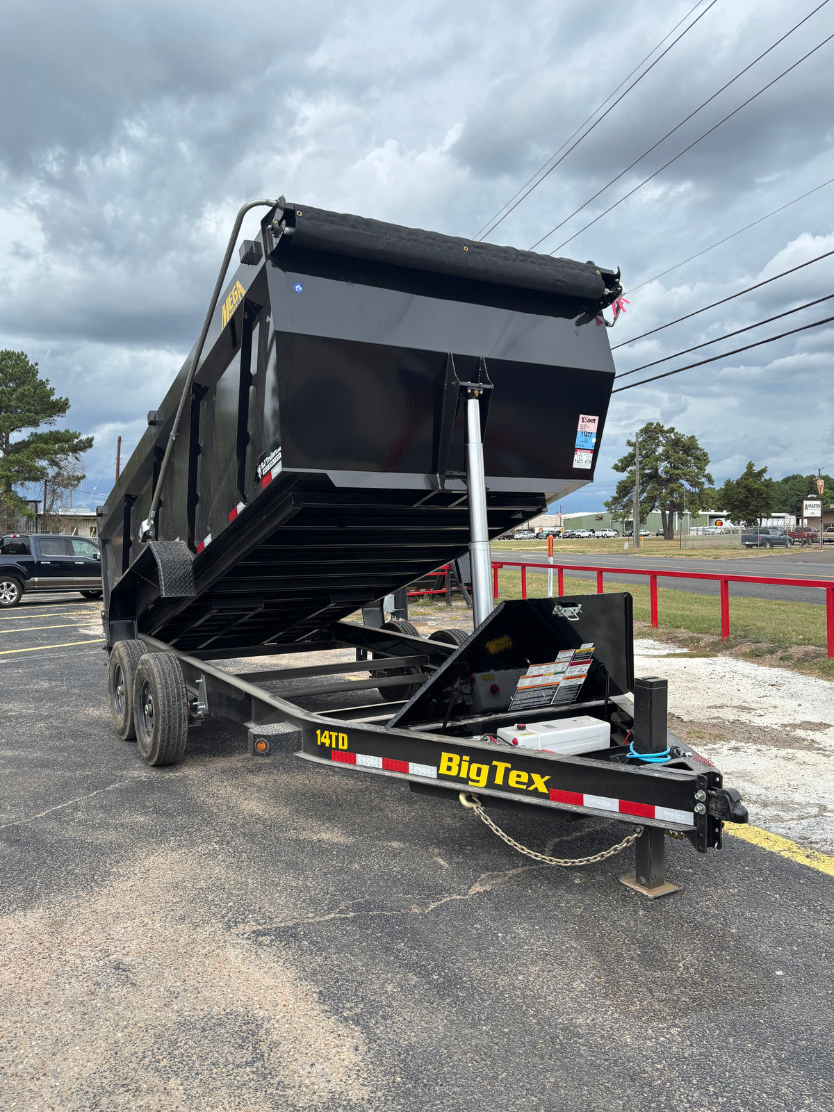 7 X 16' BP Dump Trailer Big Tex #14TD-16C4A-XBK