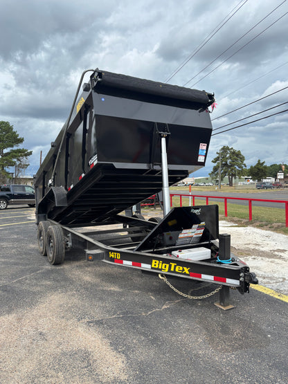 7 X 16' BP Dump Trailer Big Tex #14TD-16C4A-XBK