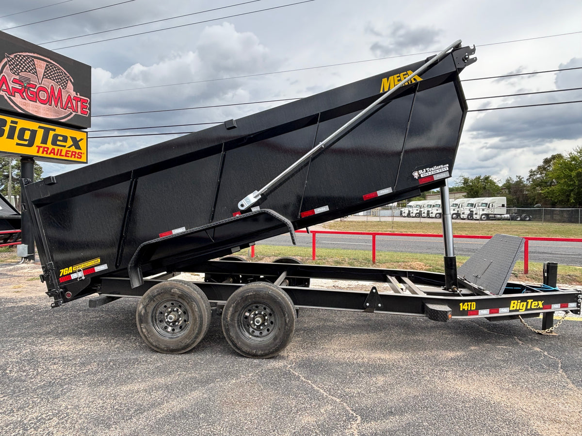 7 X 16' BP Dump Trailer Big Tex #14TD-16C4A-XBK