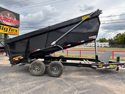 7 X 16' BP Dump Trailer Big Tex #14TD-16C4A-XBK