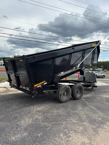 7 X 16' BP Dump Trailer Big Tex #14TD-16C4A-XBK