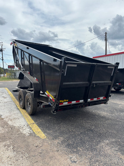 7 X 16' BP Dump Trailer Big Tex #14TD-16C4A-XBK