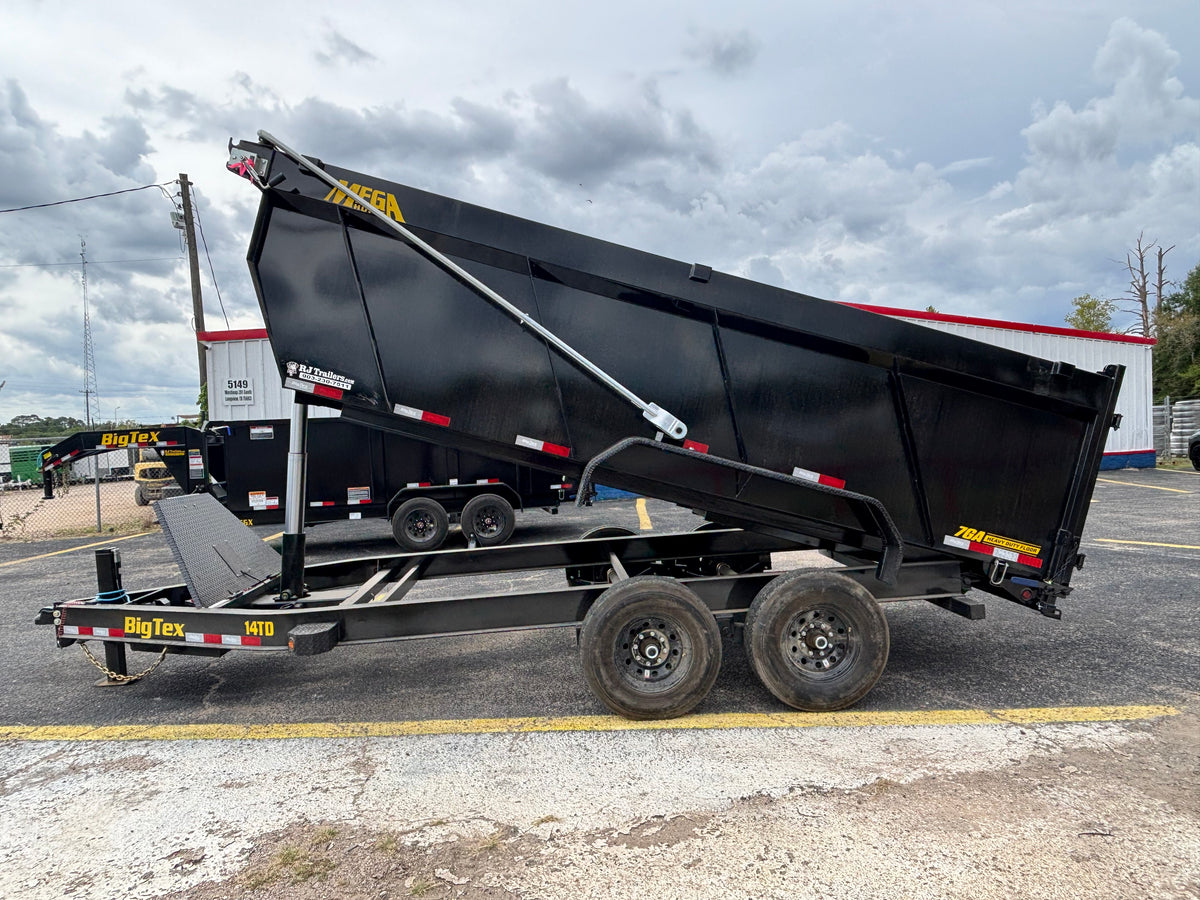 7 X 16' BP Dump Trailer Big Tex #14TD-16C4A-XBK