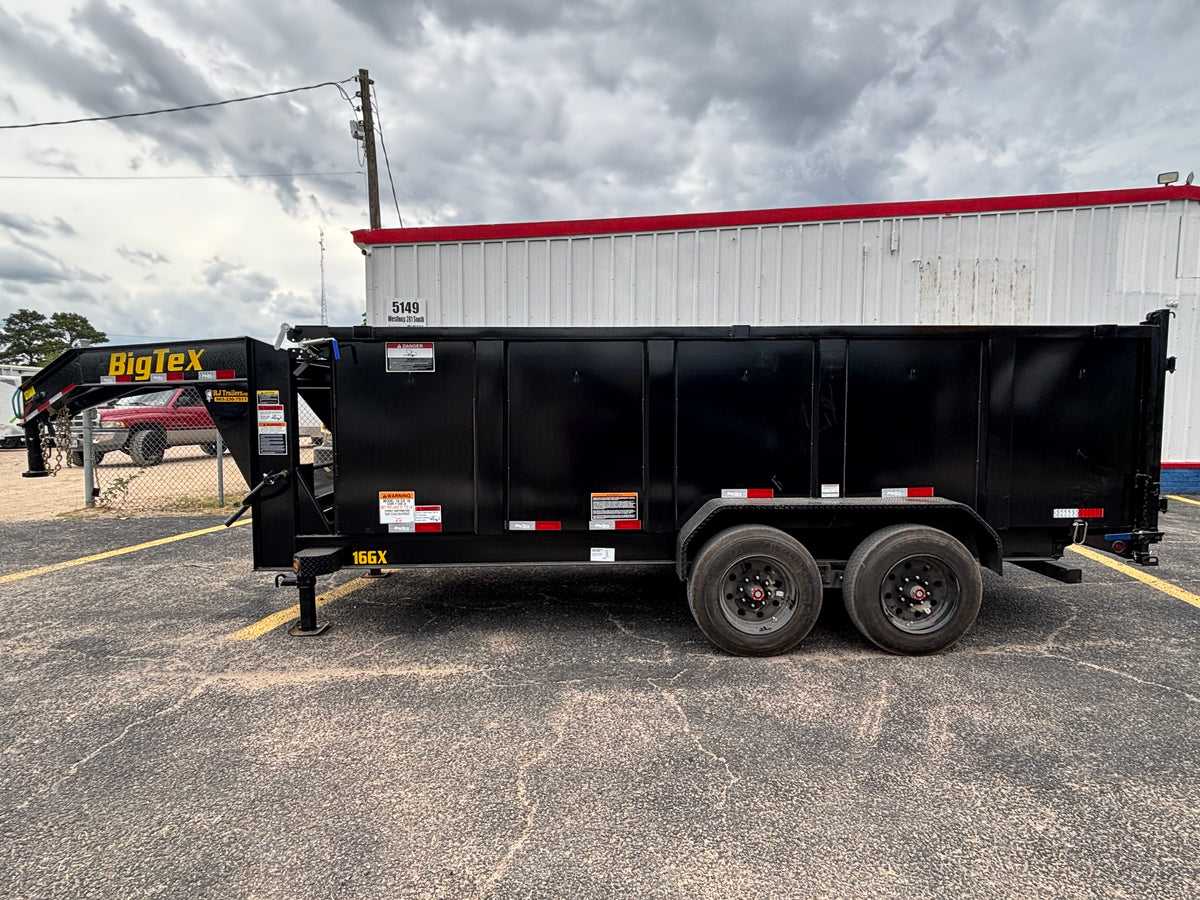 7 x 16' GN Dump Trailer Big Tex #16GX-16BK6-P4