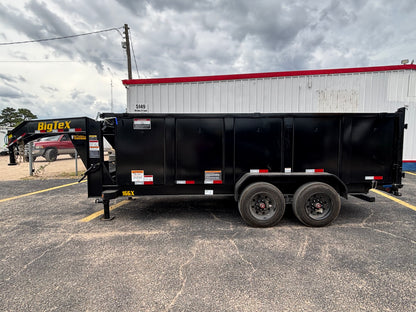 7 x 16' GN Dump Trailer Big Tex #16GX-16BK6-P4