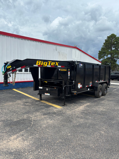 7 x 16' GN Dump Trailer Big Tex #16GX-16BK6-P4