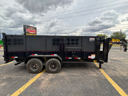 7 x 16' GN Dump Trailer Big Tex #16GX-16BK6-P4