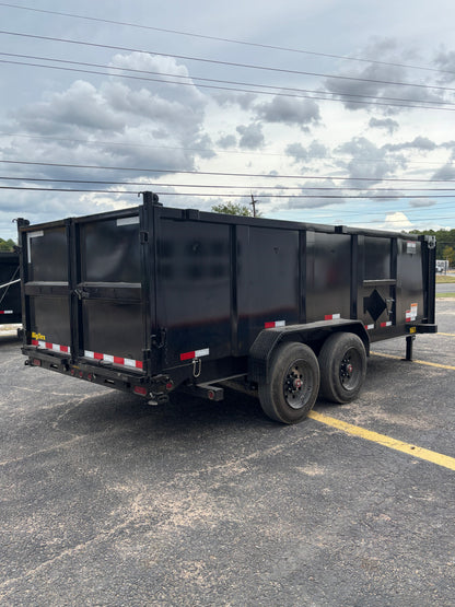 7 x 16' GN Dump Trailer Big Tex #16GX-16BK6-P4