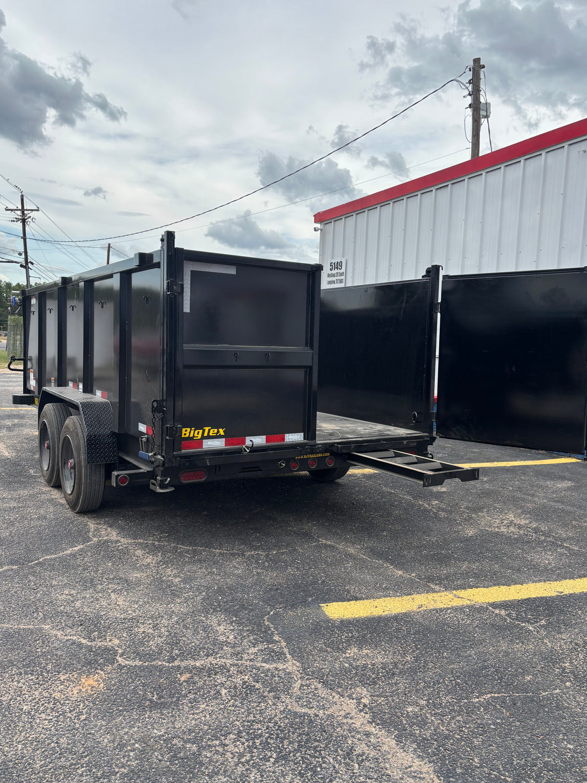 7 x 16' GN Dump Trailer Big Tex #16GX-16BK6-P4