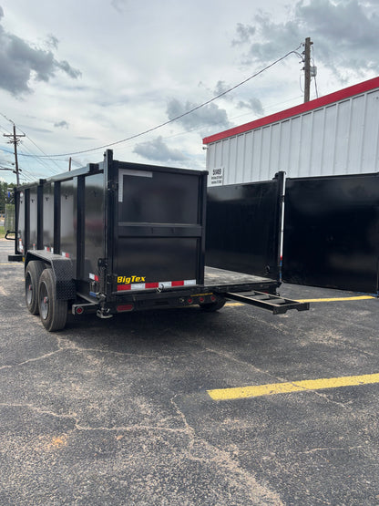 7 x 16' GN Dump Trailer Big Tex #16GX-16BK6-P4