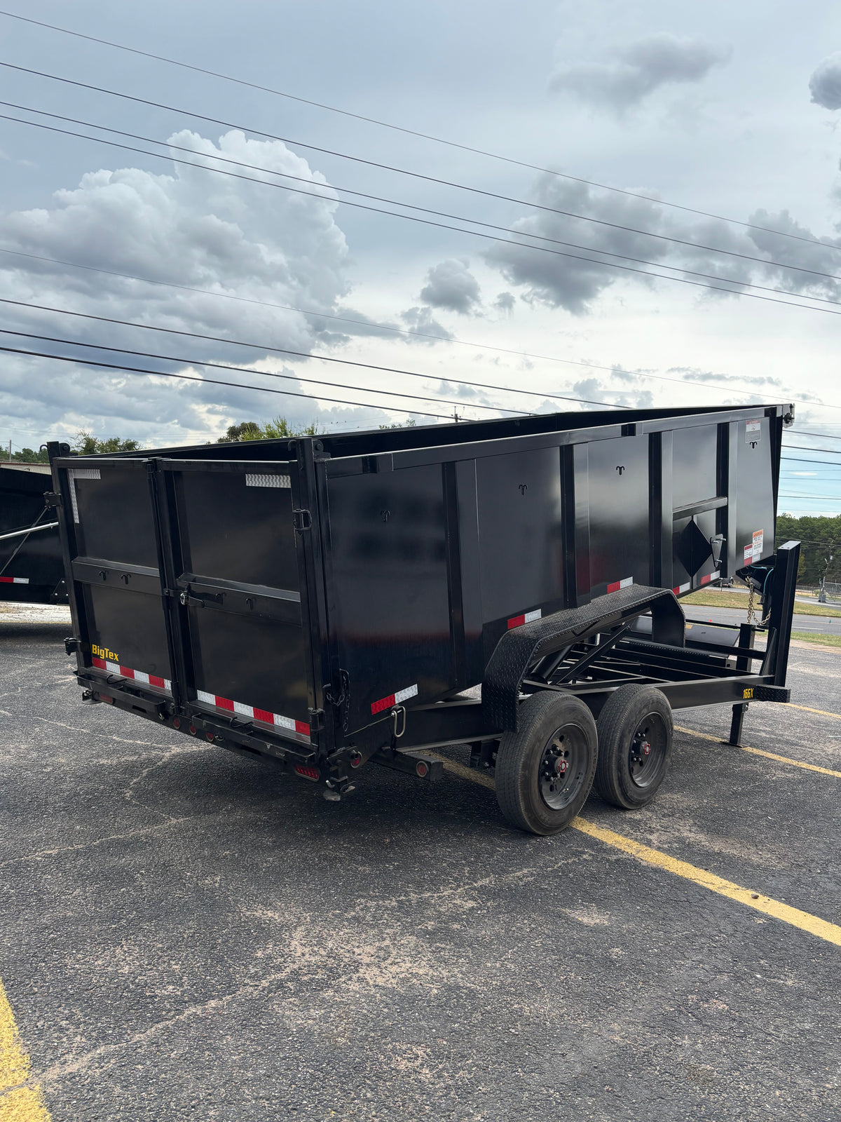 7 x 16' GN Dump Trailer Big Tex #16GX-16BK6-P4