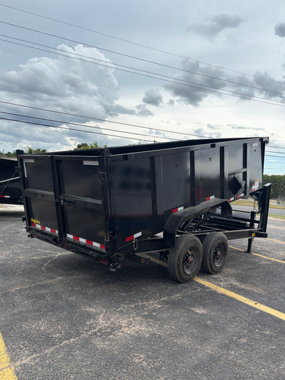 7 x 16' GN Dump Trailer Big Tex #16GX-16BK6-P4