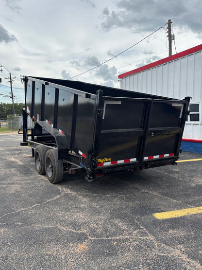 7 x 16' GN Dump Trailer Big Tex #16GX-16BK6-P4