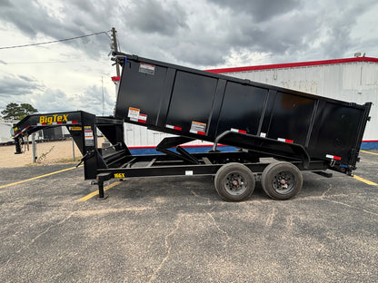 7 x 16' GN Dump Trailer Big Tex #16GX-16BK6-P4