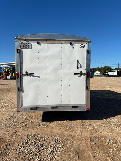 7 x 16' Hawkline Enclosed Trailer #17767 Used