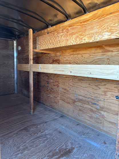 7 x 16' Hawkline Enclosed Trailer #17767 Used