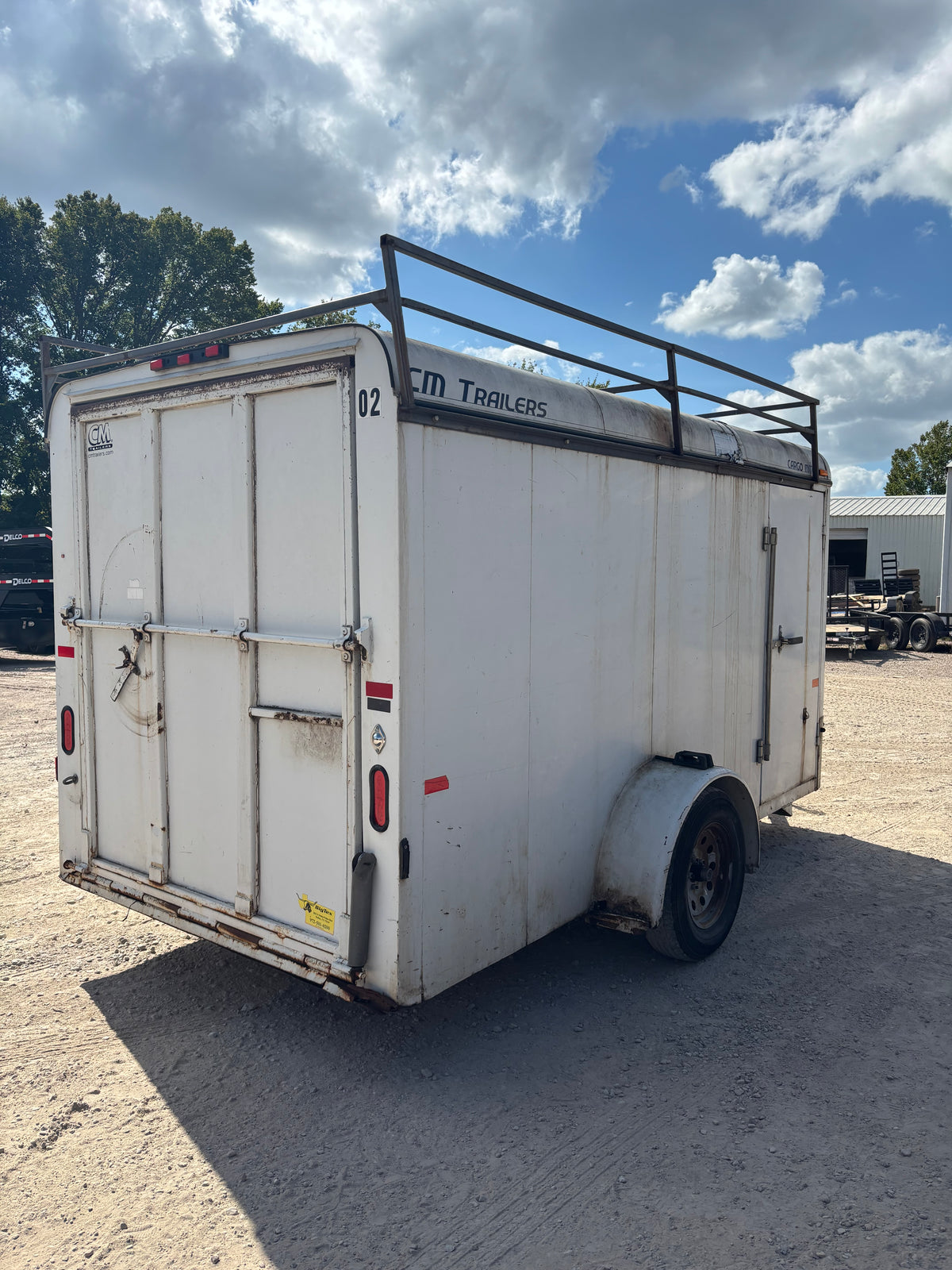 6 x 12' CM Steel Cargo SA #08201 USED