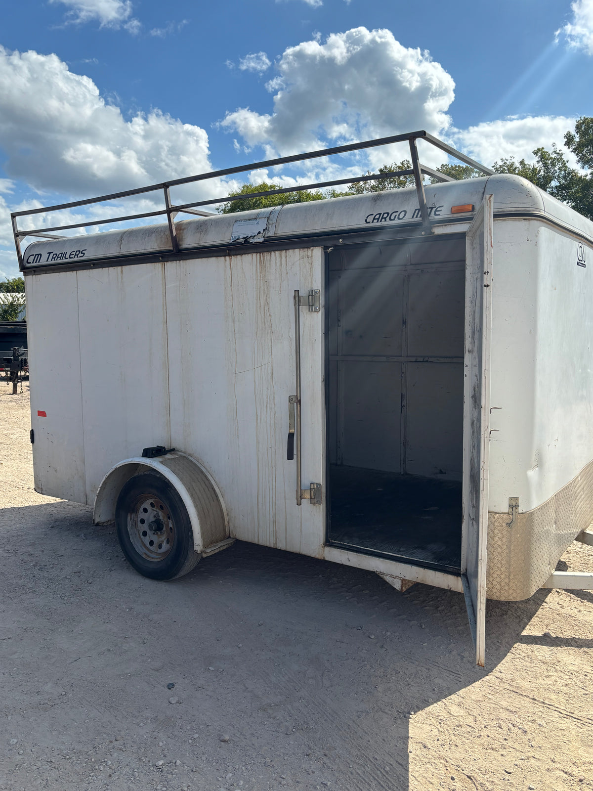 6 x 12' CM Steel Cargo SA #08201 USED