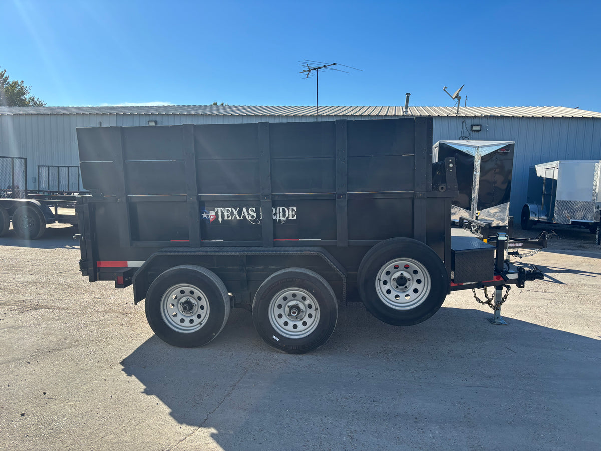 6 x 10' Dump Trailer Texas Pride BP Dump Used #47668