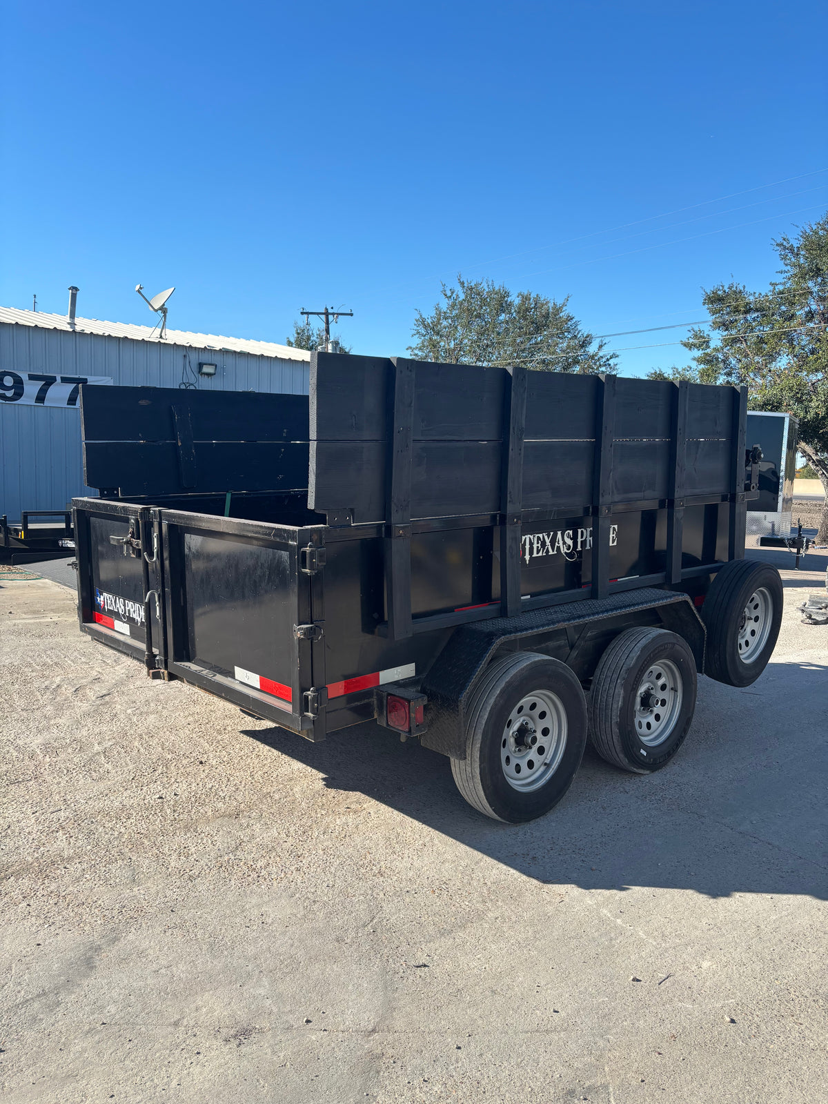 6 x 10' Dump Trailer Texas Pride BP Dump Used #47668
