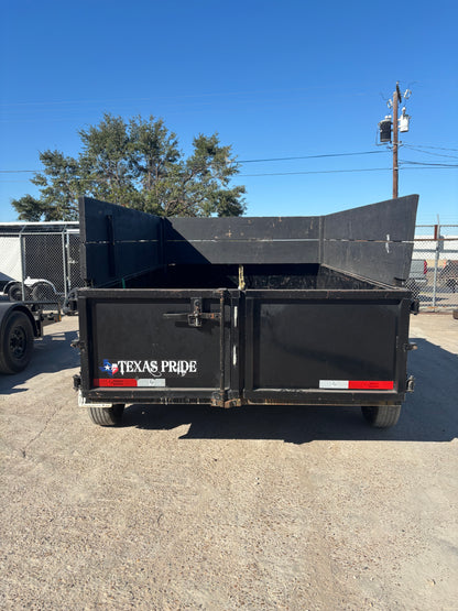 6 x 10' Dump Trailer Texas Pride BP Dump Used #47668