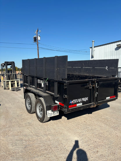 6 x 10' Dump Trailer Texas Pride BP Dump Used #47668