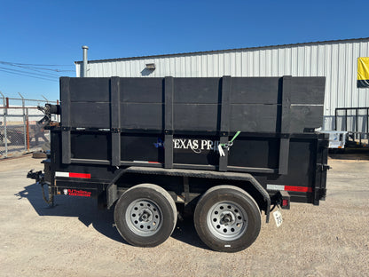 6 x 10' Dump Trailer Texas Pride BP Dump Used #47668