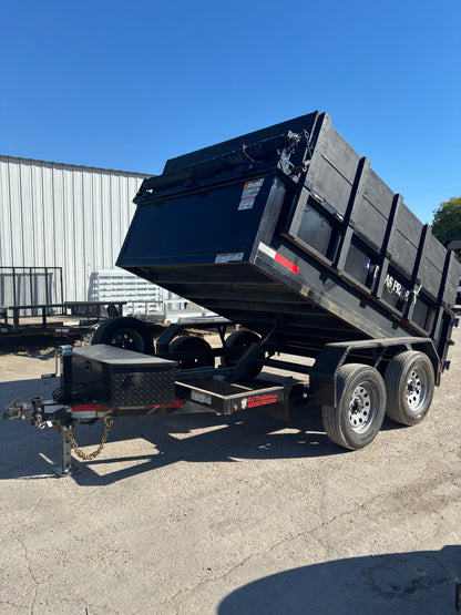 6 x 10' Dump Trailer Texas Pride BP Dump Used #47668