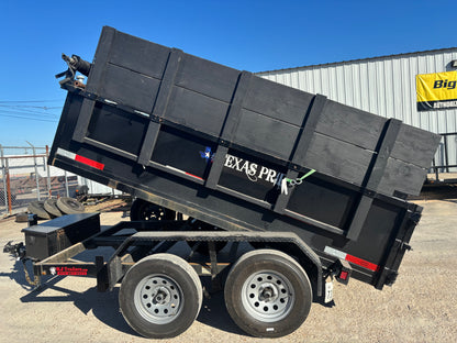 6 x 10' Dump Trailer Texas Pride BP Dump Used #47668