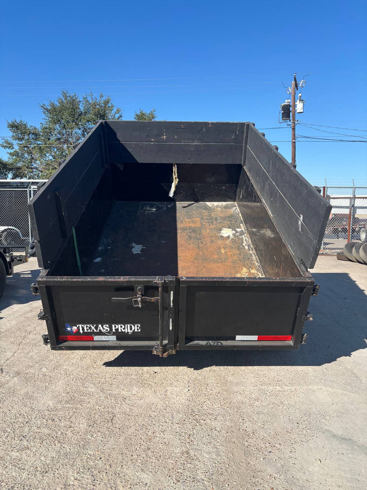 6 x 10' Dump Trailer Texas Pride BP Dump Used #47668