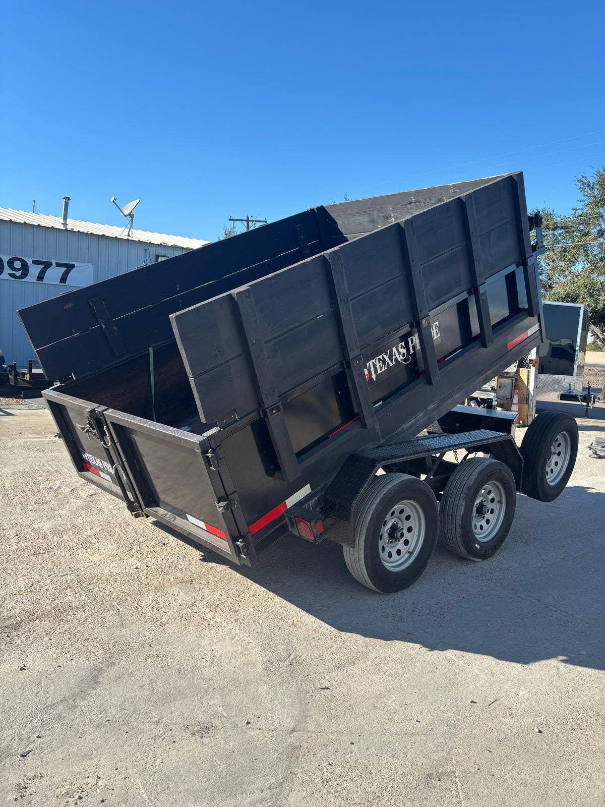 6 x 10' Dump Trailer Texas Pride BP Dump Used #47668