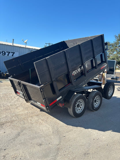 6 x 10' Dump Trailer Texas Pride BP Dump Used #47668