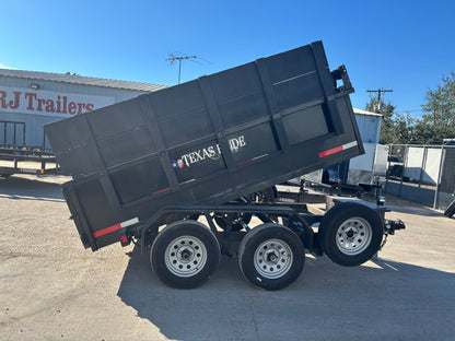 6 x 10' Dump Trailer Texas Pride BP Dump Used #47668